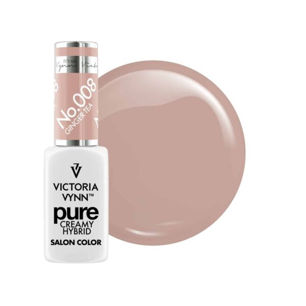VICTORIA VYNN - PURE CREAMY HYBRID - 008 GINGER TEA (Nagellack, Gellack)