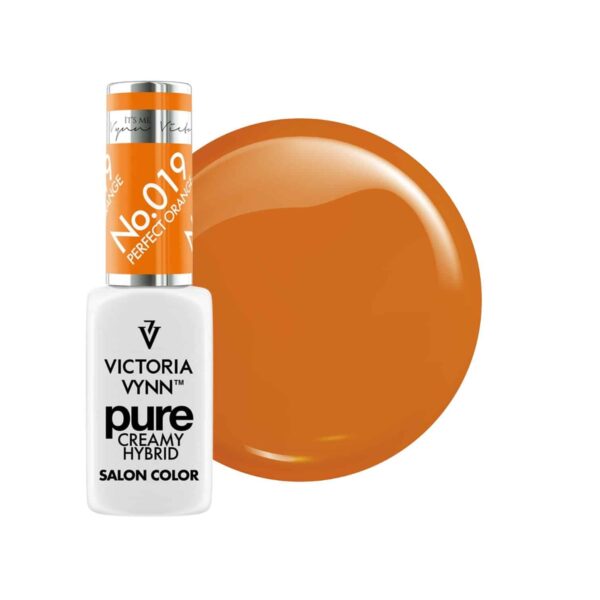 VICTORIA VYNN - PURE CREAMY HYBRID - 019 PERFECT ORANGE (Nagellack, Gellack)