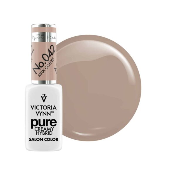 VICTORIA VYNN - PURE CREAMY HYBRID - 042 MILK COFFEE (Nagellack, Gellack)
