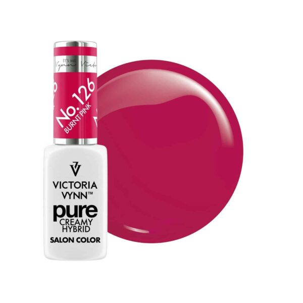VICTORIA VYNN - PURE CREAMY HYBRID - 126 BURNT PINK (Nagellack, Gellack)