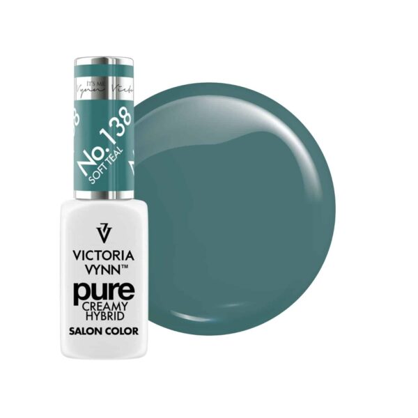 VICTORIA VYNN - PURE CREAMY HYBRID - 138 SOFT TEAL (Nagellack, Gellack)
