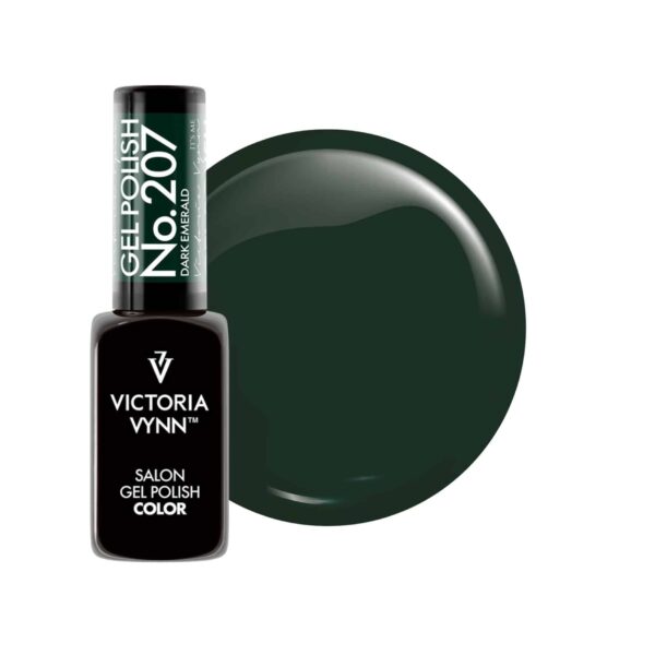 Victoria Vynn - Gel Polish - 207 Dark Emerald 8ml (Nagellack, Gellack)