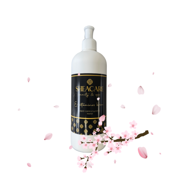 SheaCare - Vitamin-E-Creme mit japanischer Kirschblütenduft 500 ml