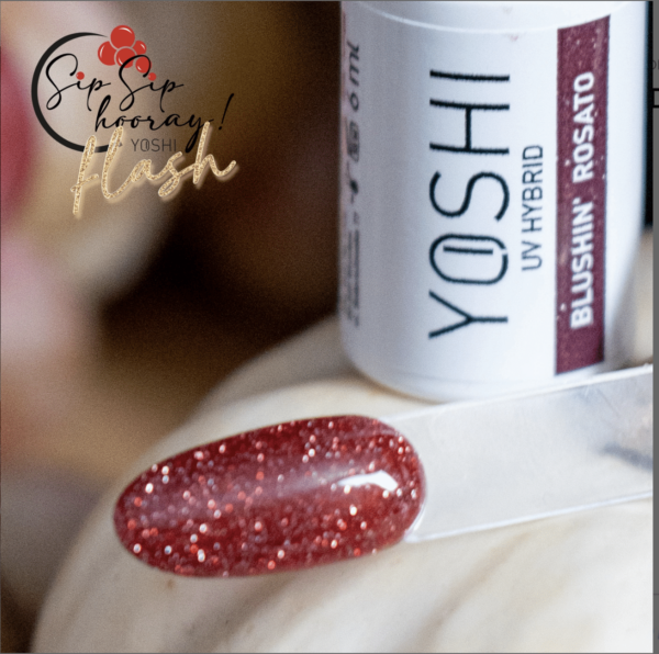 Yoshi - Gel Polish - Blushin' Rosato 144 6ml (Gellack/ Nagellack) – Bild 2