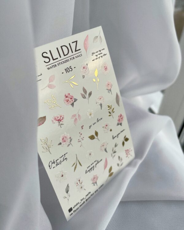 Slidiz - Wasseraufkleber - No.105