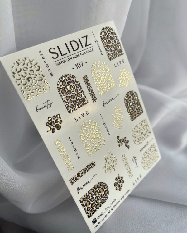 Slidiz - Wasseraufkleber - No.107