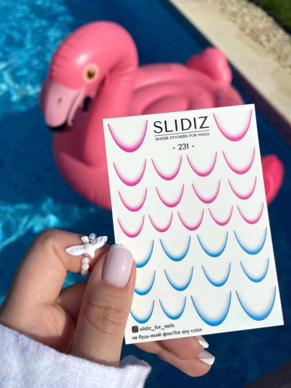 Slidiz - Wasseraufkleber - No.231