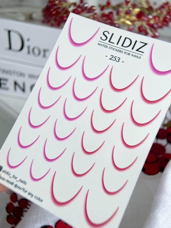 Slidiz - Wasseraufkleber - No.253