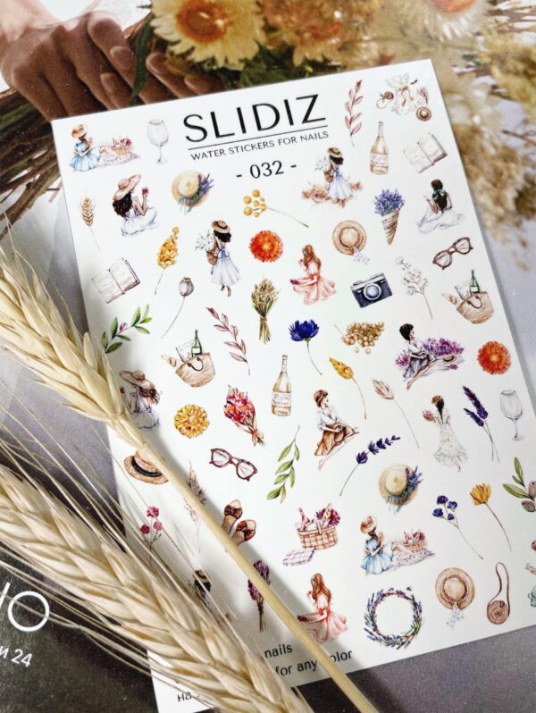 Slidiz - Wasseraufkleber - No.032