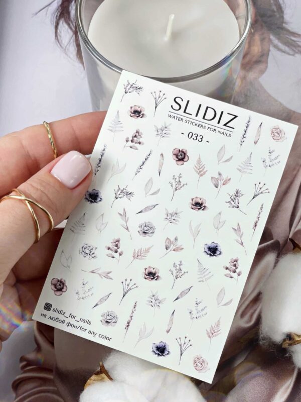 Slidiz - Wasseraufkleber - No.033