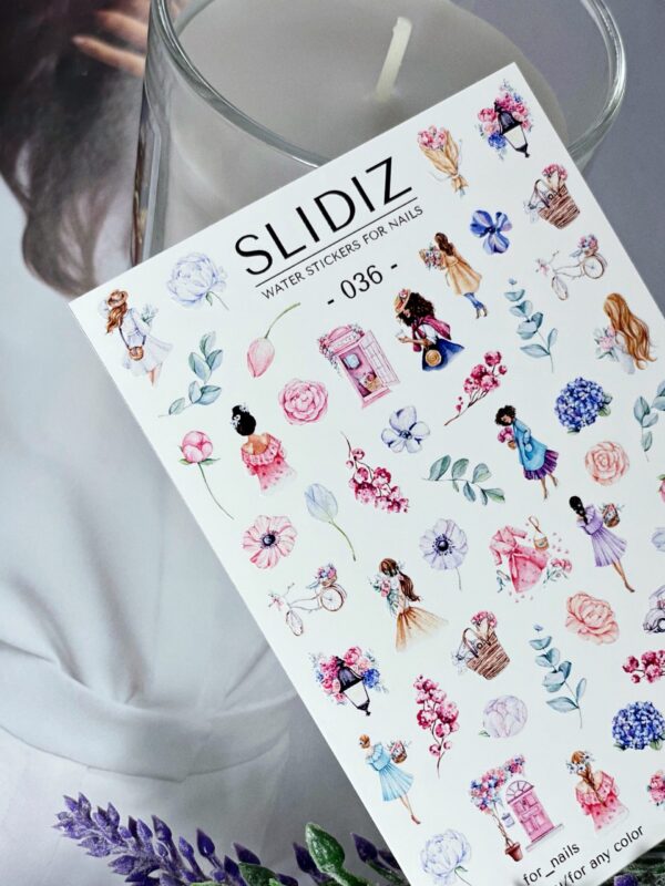 Slidiz - Wasseraufkleber - No.036