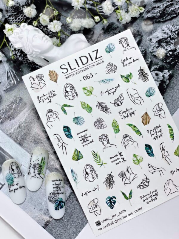Slidiz - Wasseraufkleber - No.065