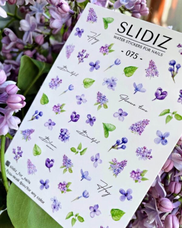 Slidiz - Wasseraufkleber - No.075