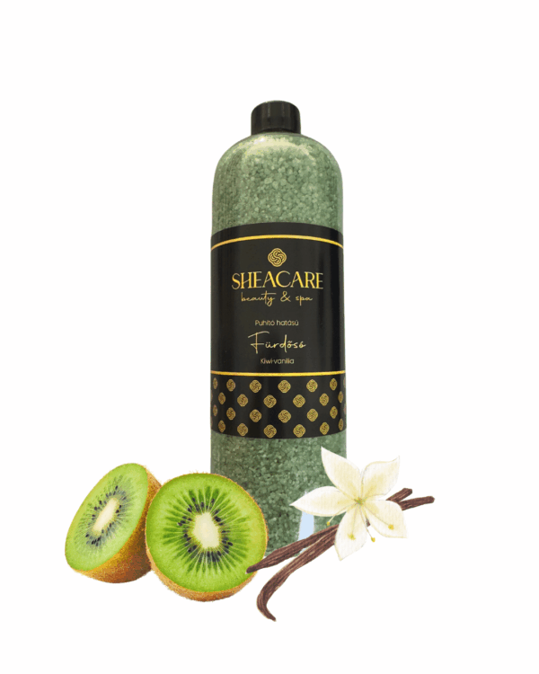 Hautpflegendes Bade- und Fußbad-Salz mit Urea – Kiwi-Vanille-Duft, 1300 g