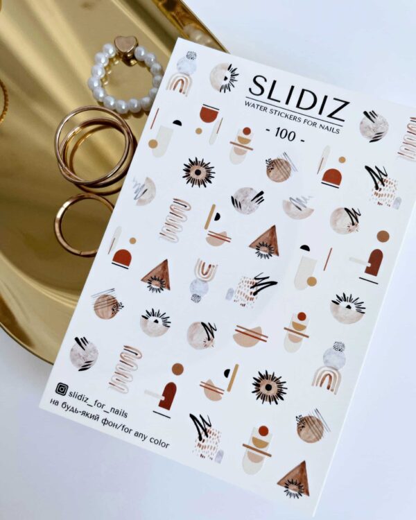 Slidiz - Wasseraufkleber - No.100