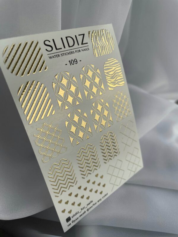 Slidiz - Wasseraufkleber - No.109