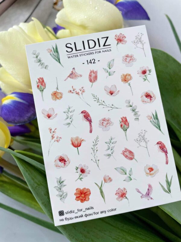 Slidiz - Wasseraufkleber - No.142