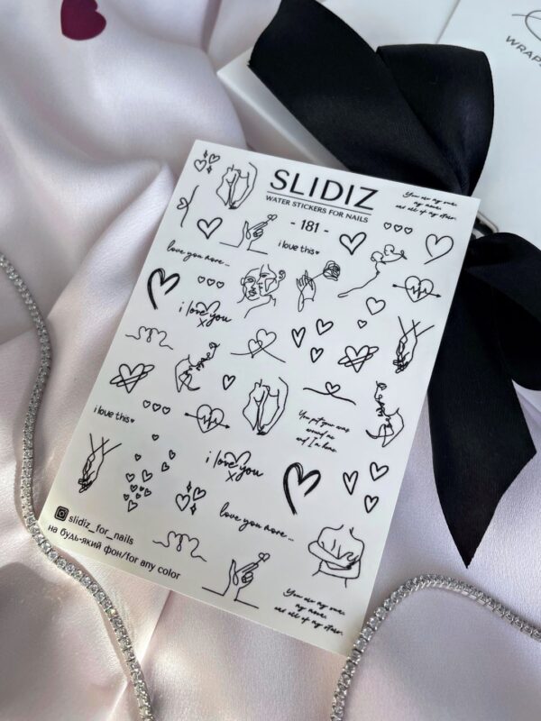 Slidiz - Wasseraufkleber - No.181