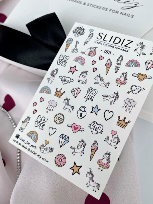 Slidiz - Wasseraufkleber - No.183