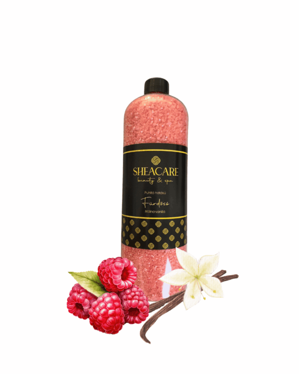 SheaCare – Urea-Badesalz und Fußbad – Himbeer-Vanille 1300 g