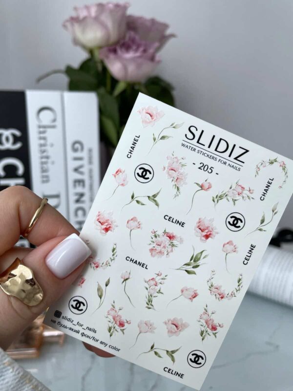 Slidiz - Wasseraufkleber - No.205