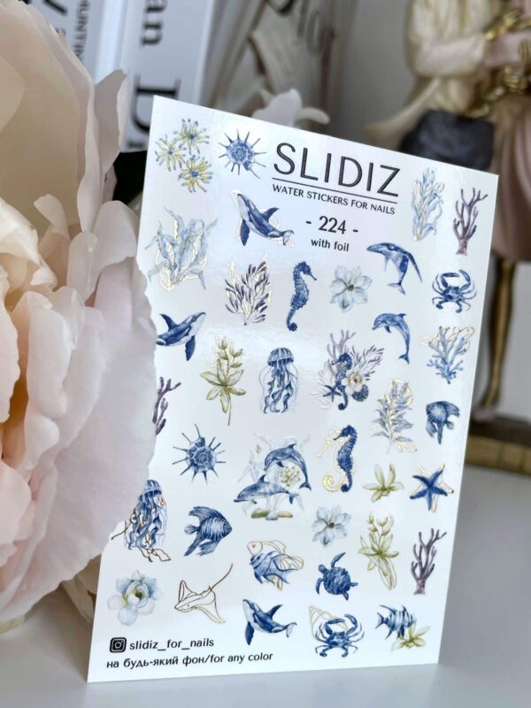Slidiz - Wasseraufkleber - No.224
