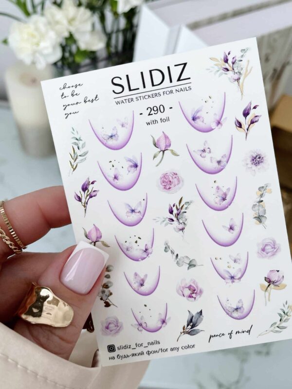 Slidiz - Wasseraufkleber - No.290