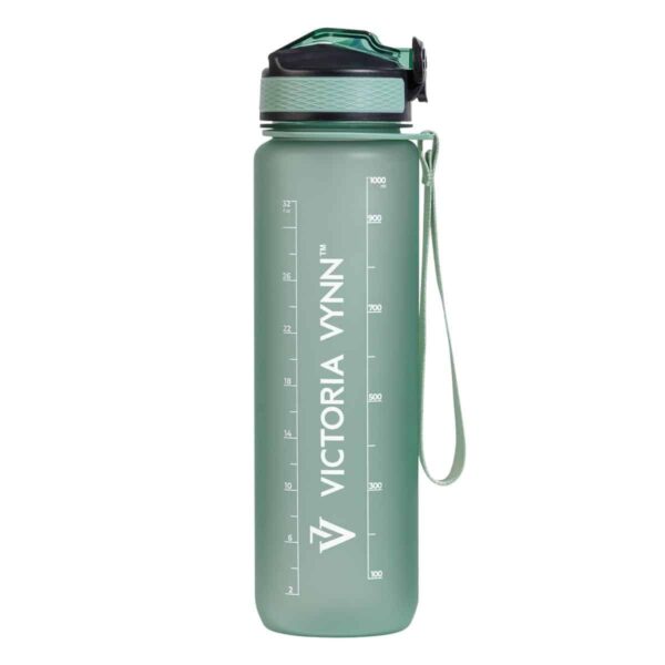 Wasserflasche- pink/ grün