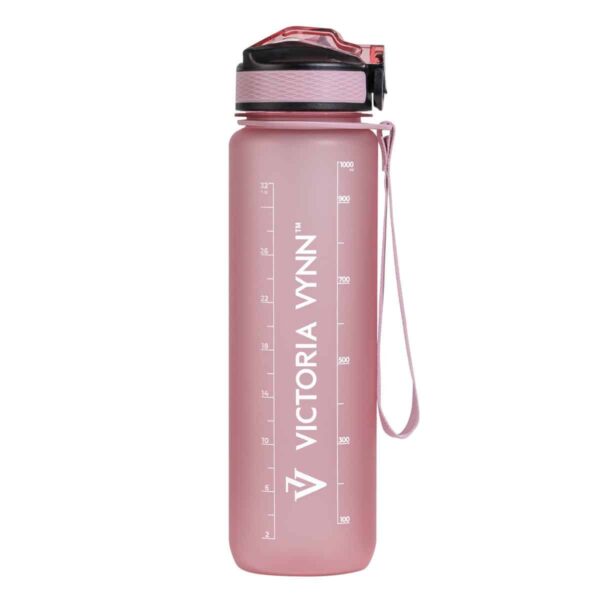 Wasserflasche- pink/ grün – Bild 2