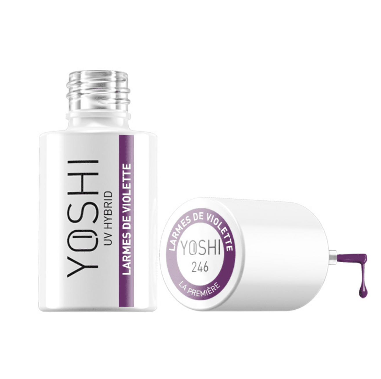 Yoshi - Gel Polish - 246 Larmes de Violette 6ml – Bild 2