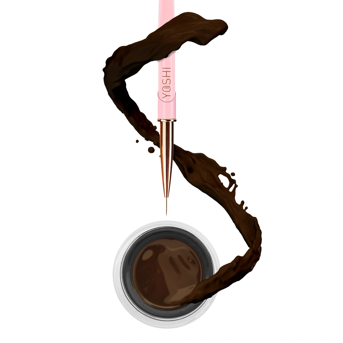 Yoshi - Paint Gel UV LED 5 ml - Chocolate (Gellack/ Nagellack) – Bild 7