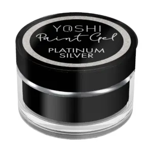 Yoshi - Paint Gel UV LED 5 ml - Platinum Silver  (Gellack/ Nagellack)Yoshi - Paint Gel UV LED 5 ml - Platinum Silver  (Gellack/ Nagellack)