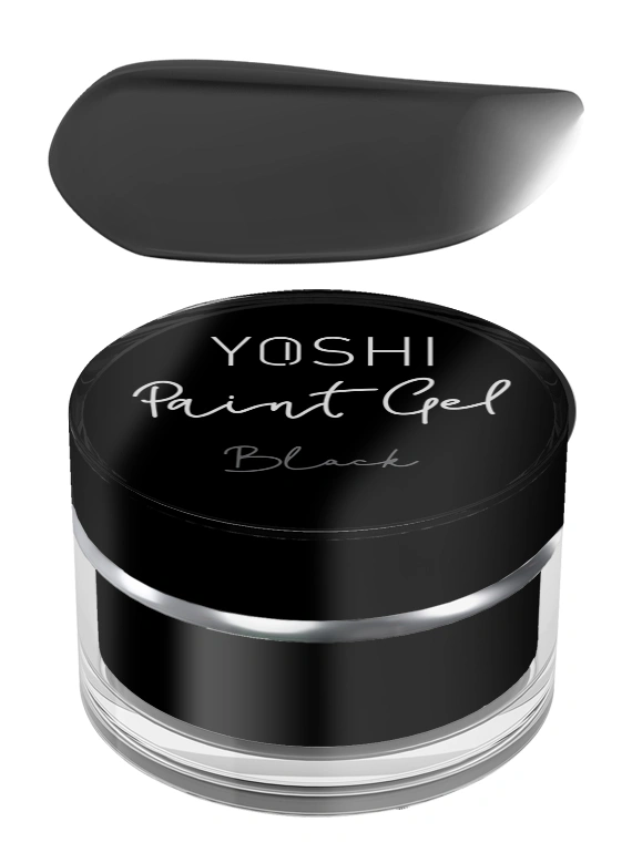 Yoshi - Paint Gel UV LED 5 ml - Black (Gellack/ Nagellack) – Bild 4