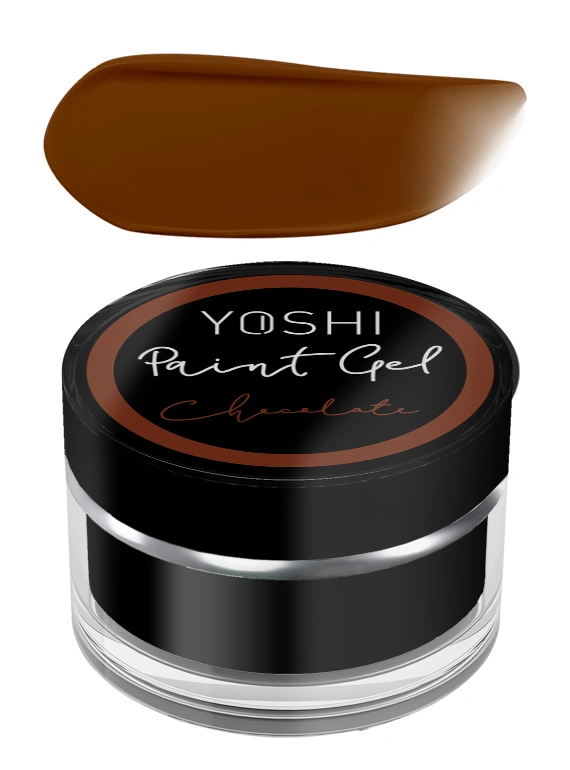 Yoshi - Paint Gel UV LED 5 ml - Chocolate (Gellack/ Nagellack) – Bild 4
