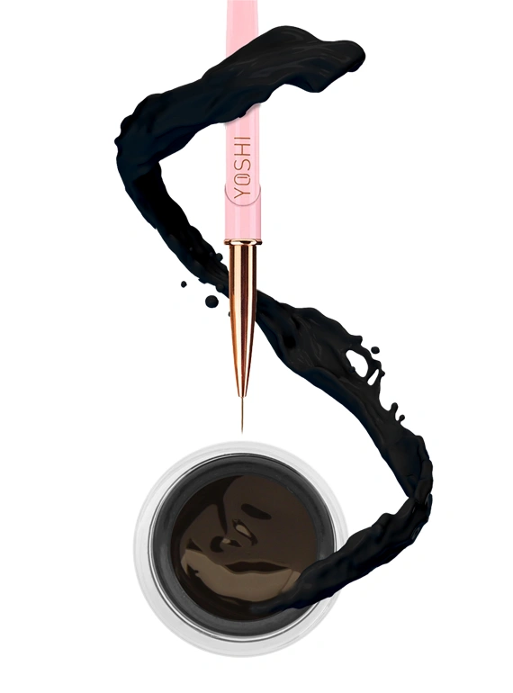 Yoshi - Paint Gel UV LED 5 ml - Black (Gellack/ Nagellack) – Bild 8