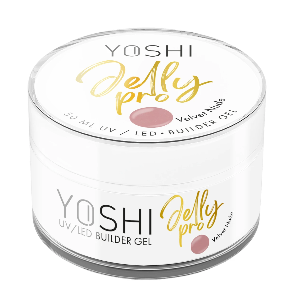 Yoshi - Jelly PRO Gel UV LED - Aufbau Gel - Velvet Nude – Bild 2