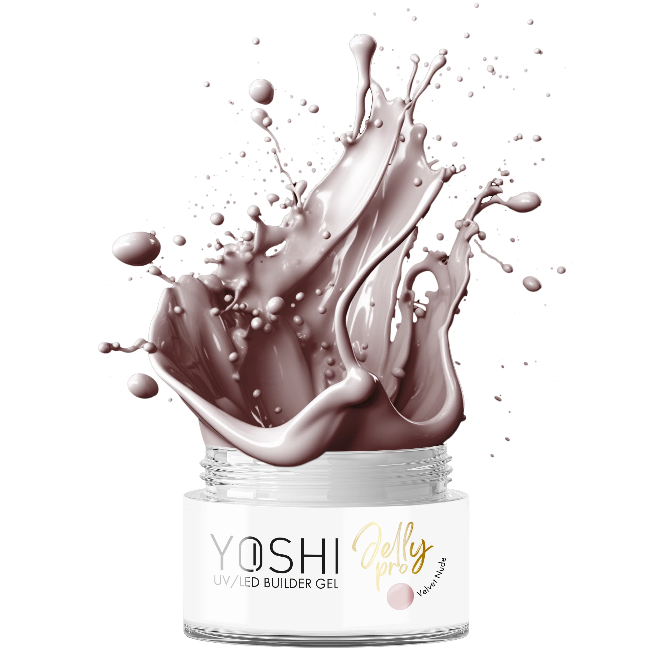 Yoshi - Jelly PRO Gel UV LED - Aufbau Gel - Velvet Nude – Bild 6